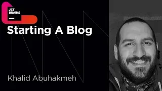 Starting a Blog by Khalid Abuhakmeh