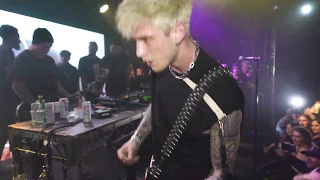 Machine Gun Kelly & Travis Barker play 'What's My Age Again' at Emo Nite