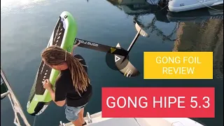 Unboxing BOARD GONG FOIL HIPE 5.3 hydrofoil WAVE KITESURF SUPFOIL FOILSURF