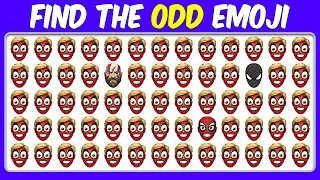 Can You Find The Odd Emoji Out & Letters And Numbers | Ultimate 40 Levels Easy Medium & Hard #23