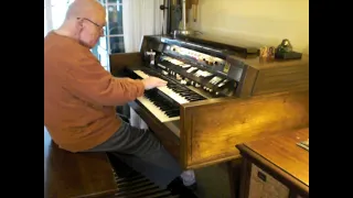 Mike Reed plays "Once I loved" on his Hammond Organ