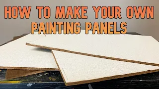 86% Cheaper! How to Make Painting Panels for Oil Painting