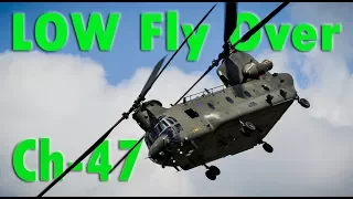 LOW Level CH-47 Chinook Fly Over Wye Valley
