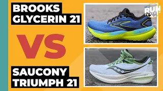 Brooks Glycerin 21 Vs Saucony Triumph 21 | Still two of the best cushioned daily shoes out there