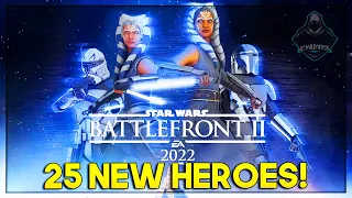 Battlefront 2022 (25 NEW HEROES) - Battlefront 2 (2017) Mod Showcase