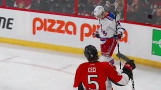 Kreider catches Anderson off guard, scores while falling