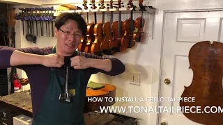 How to install a cello Tailpiece
