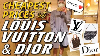 LOUIS VUITTON & DIOR | PRICES of LV & DIOR Bags in the Philippines + Shopping Experience in SOLAIRE