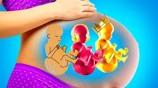 POOR VS RICH VS GIGA RICH PREGNANT || 8 Funny Pregnancy Situations, Awkward Moments by Kaboom! Go!