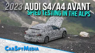 2023 Audi S4 Avant Quattro Prototype and A4 Avant Prototype (B10) Spied Testing In The Alps