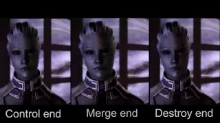 Mass Effect 3: Original Endings Side-by-side