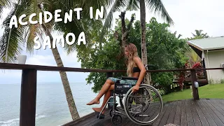 I HAD AN ACCIDENT IN SAMOA (never jumping off a waterfall again)