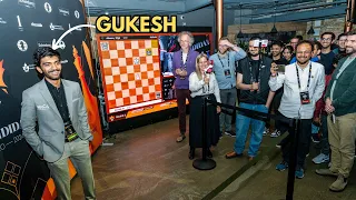 Gukesh's epic interview in the fanzone | FIDE Candidates 2024