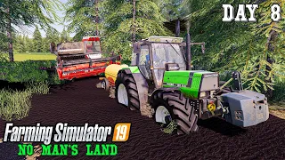 Muddy Seeding, Lime spreading | Day 8 on No man's land