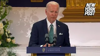 Biden raises eyebrows by telling Irish leaders to ‘lick the world’ | New York Post