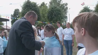 В Серпухове открылась первая смена летнего лагеря труда и отдыха для молодежи