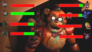 [SFM FNaF] Reactivated vs Shattered Security Breach WITH Healthbars