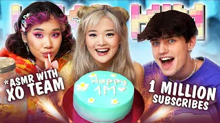 (ENG SUB) ASMR CREAMY CAKE MUKBANG | 1 MILLION SUBSCRIBERS MUKBANG | feat DANILIS BOOM & CHANDERLAND