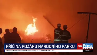 Hasiči na stopě viníka ničivého požáru v Českém Švýcarsku. Už vědí, kde začalo hořet