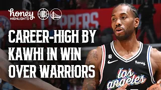 Kawhi Leonard Ties Career High 3s In Win Over Warriors.| LA Clippers