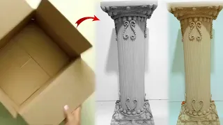 Make a wonderful decorative column of paper now!!! An innovative and very strong idea / DIY Amazing