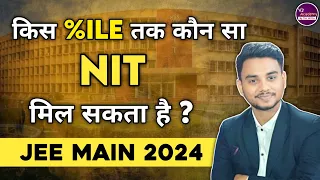 JEE Main 2024 Cut off 🔥| ALL NIT Cut off 2024 | JEE Main 2024 Marks Vs Percentile #jeemain2024