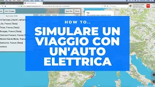 Come simulare un viaggio con un'auto 100% elettrica (senza averla!) con Abetterrouteplanner