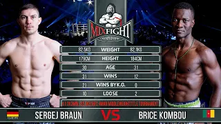 Sergej Braun Vs. Brice Kombou I 4-Man Middleweighttitle Tournament Finale Full Fight | December 2019