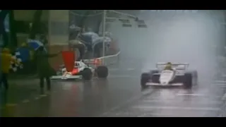 GP MÓNACO 1984 F1 GALVÃO SENNA REMONTA A TODOS