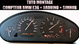 Simracing Montage Compteur BMW E36 + Arduino Uno + Simhub FR