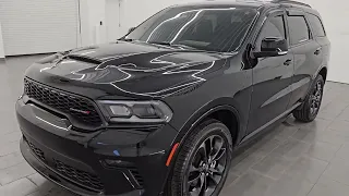 2022 DODGE DURANGO GT PLUS BLACKTOP PREMIUM AWD DB BLACK 4K WALKAROUND 14529Z