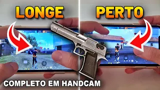 O TRUQUE MAIS FÁCIL PARA DAR CAPA DE DESERT DE PERTO E DE LONGE NO FREE FIRE MOBILE!!