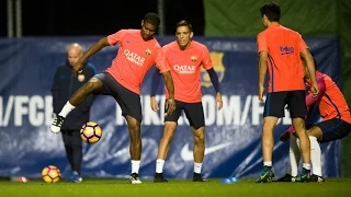 FC Barcelona training session: Monday workout a mix of first-teamers and reserves