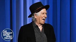 Keith Richards Interrupts Jimmy with an Early Entrance | The Tonight Show Starring Jimmy Fallon