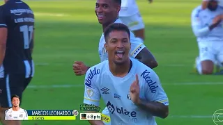 1º GOL DO MARCOS LEONARDO - SANTOS 2x2 BOTAFOGO - BRASILEIRÃO 2023