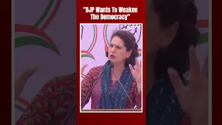 Lok Sabha Election 2024 | Priyanka Gandhi In Gujarat: “BJP Wants To Weaken The Democracy"