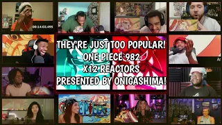 Queen & Apoo's Music Video | Presented by : #Onigashima | x12 Reactors | One Piece Episode 982