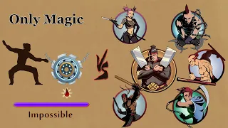 Shadow Fight 2 || Only Magic vs BUTCHER Bodyguards 「iOS/Android Gameplay」