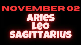 🔮NOVEMBER 02,2023 SANA MATAPANG NA LANG AKO ♈ARIES ♌LEO ♐SAGITTARIUS