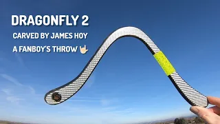 another throw with James Hoy:s CARBON BOOMERANG " Dragonfly 2" 🪃🤟🏻#boomerang