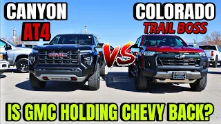 2024 GMC Canyon AT4 VS Chevy Colorado Trail Boss: This Was Closer Than I Expected!