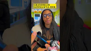 She didn’t want her Grandma to K*ll Her 😱 #shorts #android #oneplus #apple #iphone #fyp