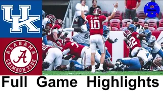 Kentucky vs #1 Alabama Highlights | College Football Week 12 | 2020 College Football Highlights