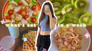 what I eat in a week  *realistic*