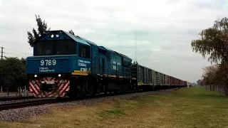 CRRC CDD6A1 9789 de Trenes Argentinos Cargas N°5002 Pasando por KM.35/36.