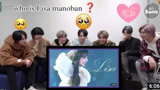 BTS Reaction to 'Lalisa ' who is she (Blackpink story)