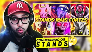 NOSSA!! REACT - OS 10 STANDS MAIS PODEROSOS DE JOJO'S BIZARRE ADVENTURE | Player Solo