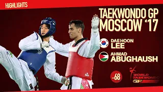 Taekwondo Grand Prix - Moscow 2017 - Lee Dae Hoon 🇰🇷 vs Ahmad Abughaush 🇯🇴 semifinal -68