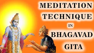 The Most Powerful Meditation Technique In Bhagavad Gita |  Bhagavad Gita