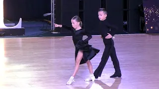 Cha cha cha. Juvenile 1 (8-9 years old) - Open La Final. Royall Ball 2023. Dance sport